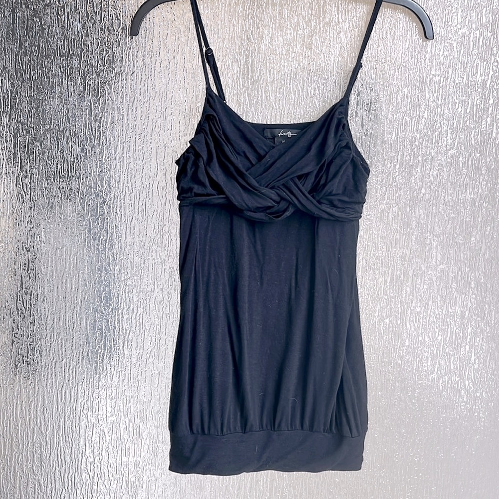 Twenty one size medium black criss cross spaghetti strap top